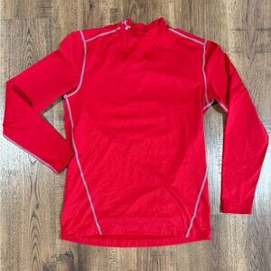 Under Armour Red Fitted ColdGear Top